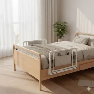 Multifunktionales bettgitter seniorenbett sicherheit und komfort mit praktischer aufbewahrungstasche