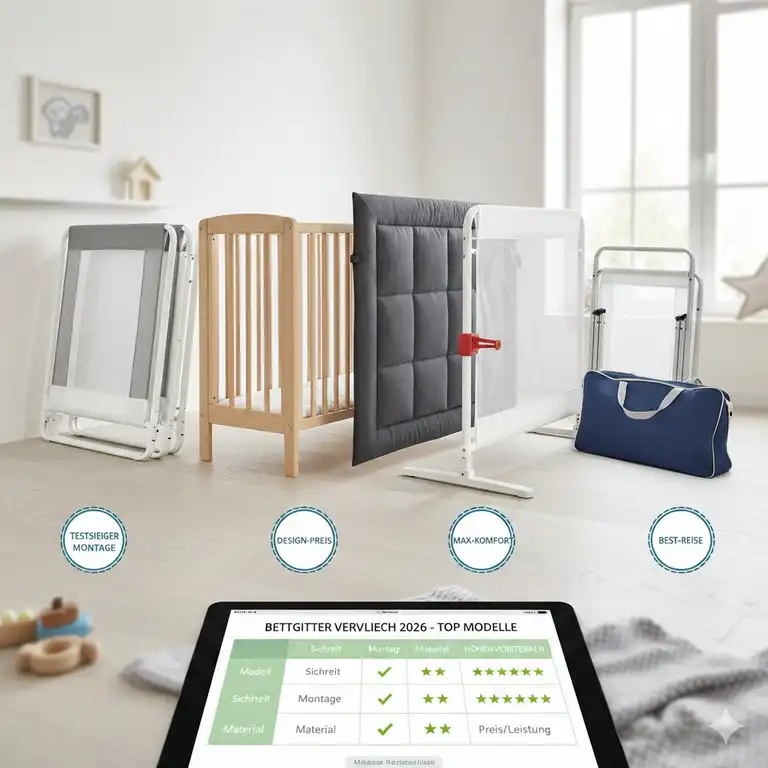 Bettgitter vergleich 2026: Testsieger-Modelle im direkten Überblick für höchste Sicherheit.