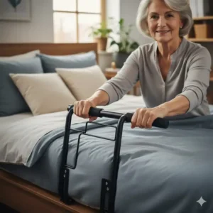 Klassisches, fest montiertes bestes bettgitter senioren test Modell mit hoher Stabilität.