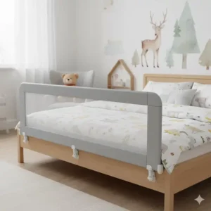 Gesamtdarstellung eines einsatzbereiten bettgitter metall stabil.