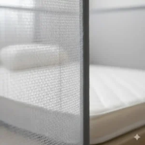 Atmungsaktives Mesh-Gewebe vom Bettgitter Stoff Abnehmbar für optimale Luftzirkulation