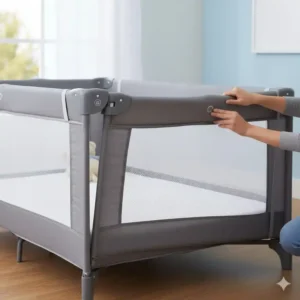 Die Klappfunktion und ihre Rolle im Bettgitter Reisebett Sicherheit Test.