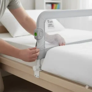 Der bettgitter stoff waschbar wird zum Reinigen leicht abgenommen.