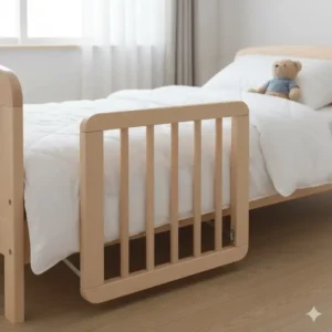 Funktionales und schlichtes, aber stilvolles, klappbares bettgitter design vintage.