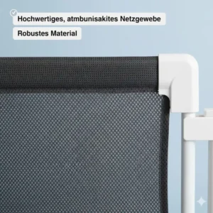 Hochwertiges, atmungsaktives Material beim bettgitter ohne bohren.