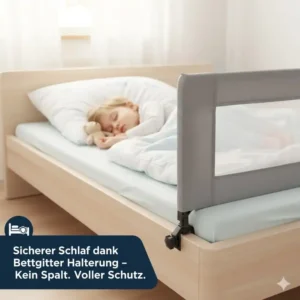 Ein ruhiger Schlafplatz für Ihr Kind. Mit dieser bettgitter halterung kaufen Sie ein Plus an Sicherheit.