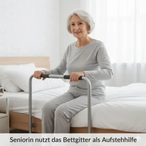 bettgitter empfehlung senioren zum sicheren aufstehen aus dem bett.