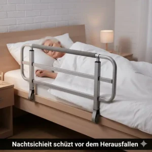 bettgitter empfehlung senioren bietet nächtlichen schutz vor dem herausfallen.