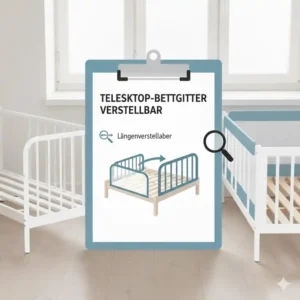 Eine praktische Checkliste für den Zustand, bevor Sie ein Bettgitter gebraucht kaufen.
