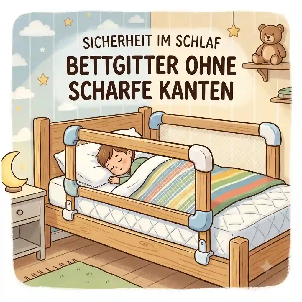 Featured image showcasing a cozy child's bed with a securely installed bettgitter ohne scharfe kanten for peaceful sleeping.