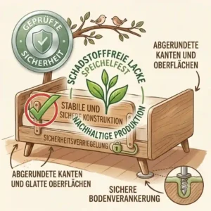 Bettgitter umweltfreundlich hergestellt - Geprüfte Sicherheit und Stabilität